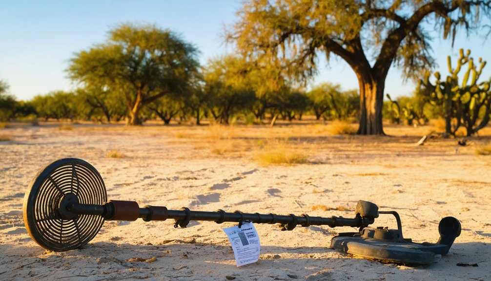 permit required metal detecting in donna parks