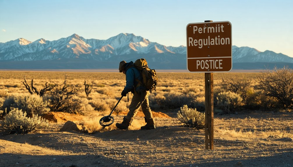 permit required metal detecting regulations