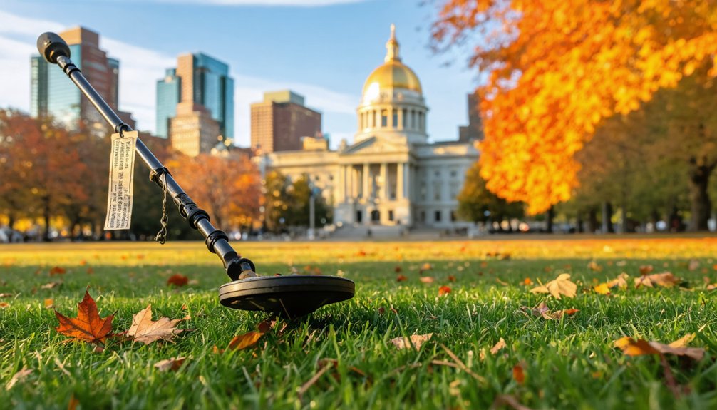 permit requirements for boston metal detecting