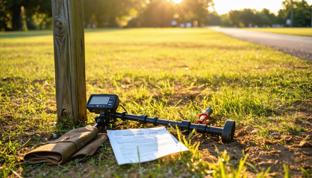 permit rules for metal detecting