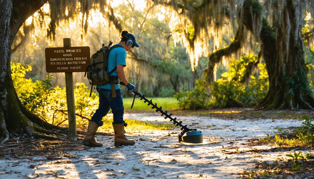 permits parks and detecting rules