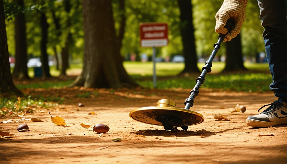 permits parks and detecting rules