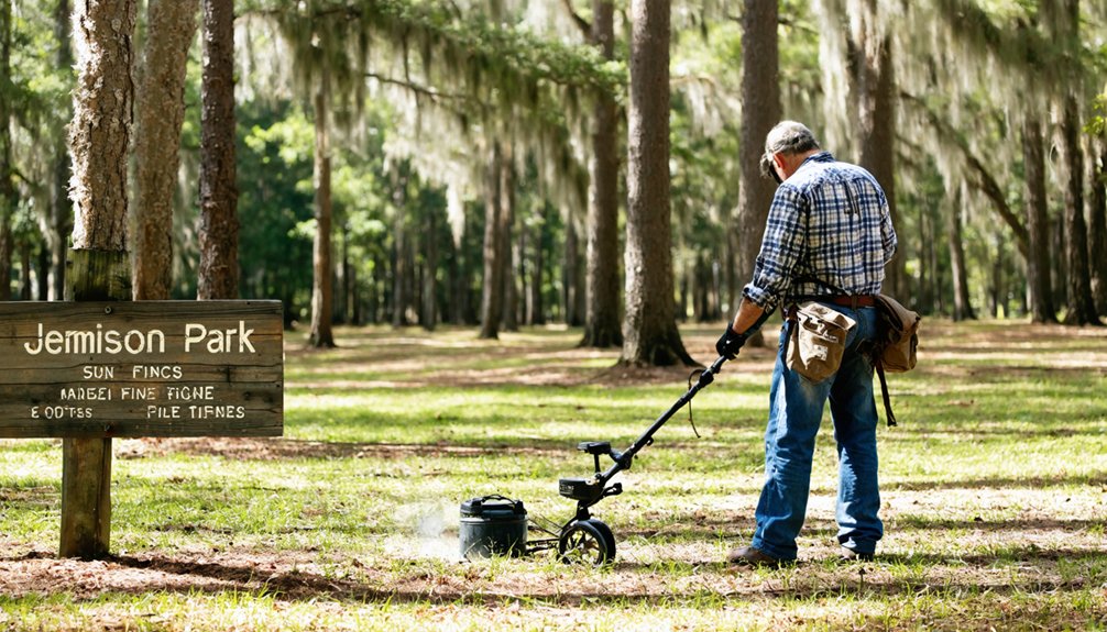 permits parks and rules for metal detecting