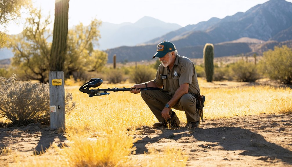 permits parks rules metal detecting