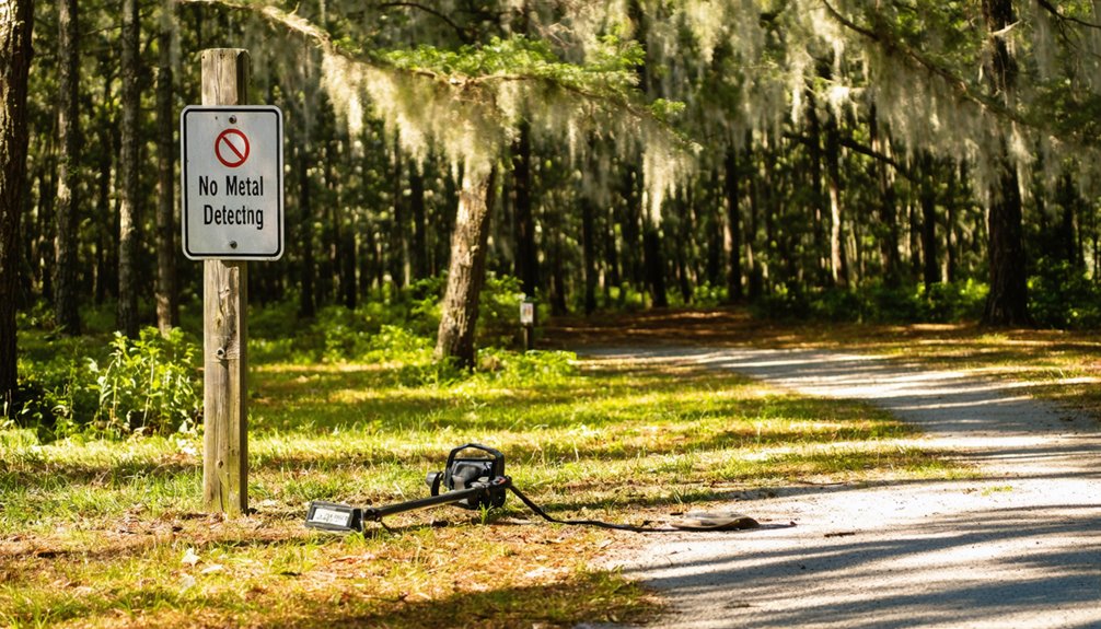 permits required for metal detecting