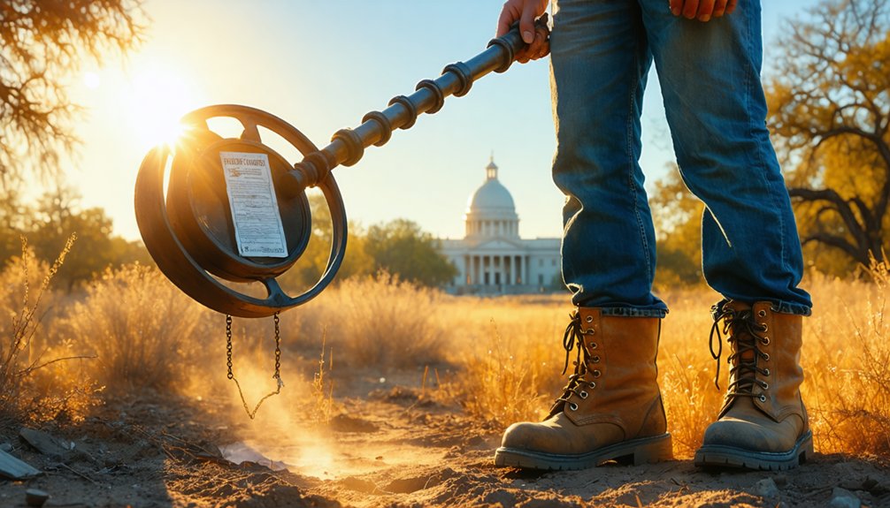 permits required for metal detecting