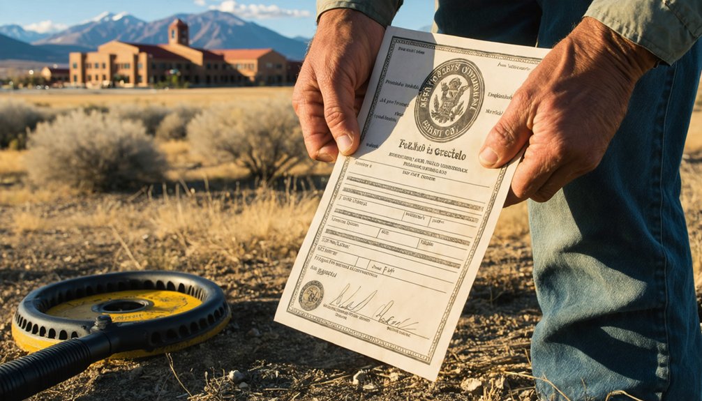 permits required for metal detecting