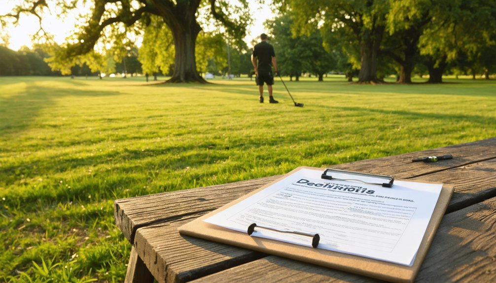 permits required for public lands metal detecting