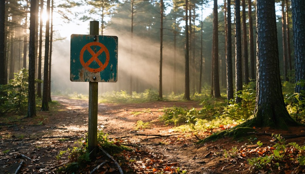 prohibited metal detecting on public lands