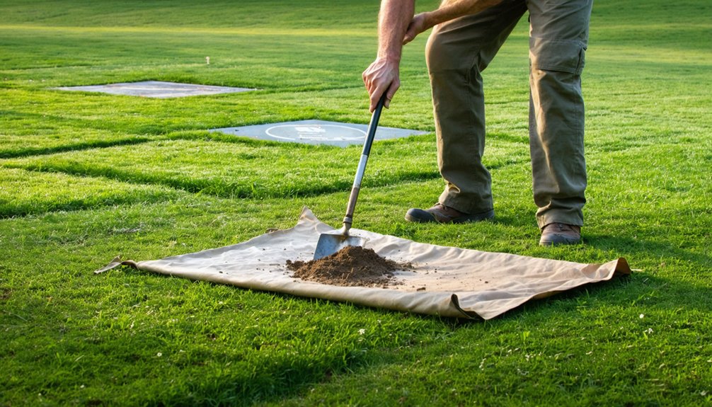 proper excavation and site restoration