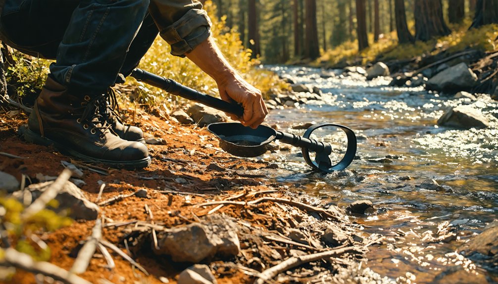 prospecting for gold in california