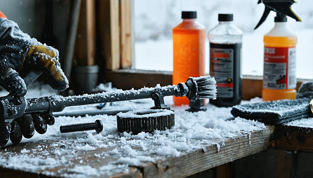 protect metal detecting equipment from winter