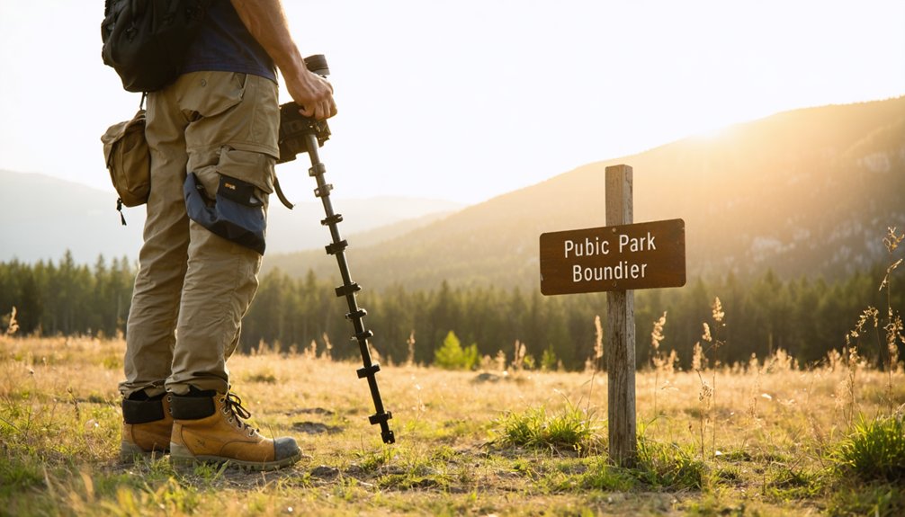 regulated public property metal detecting guidelines