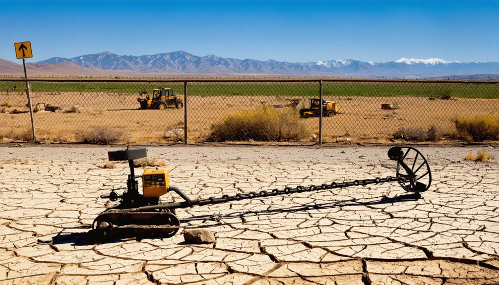 regulation of mining claim detection