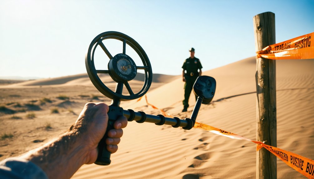 regulations for metal detecting treasure