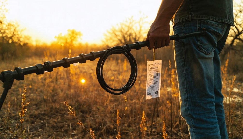 regulations parks permissions for metal detecting