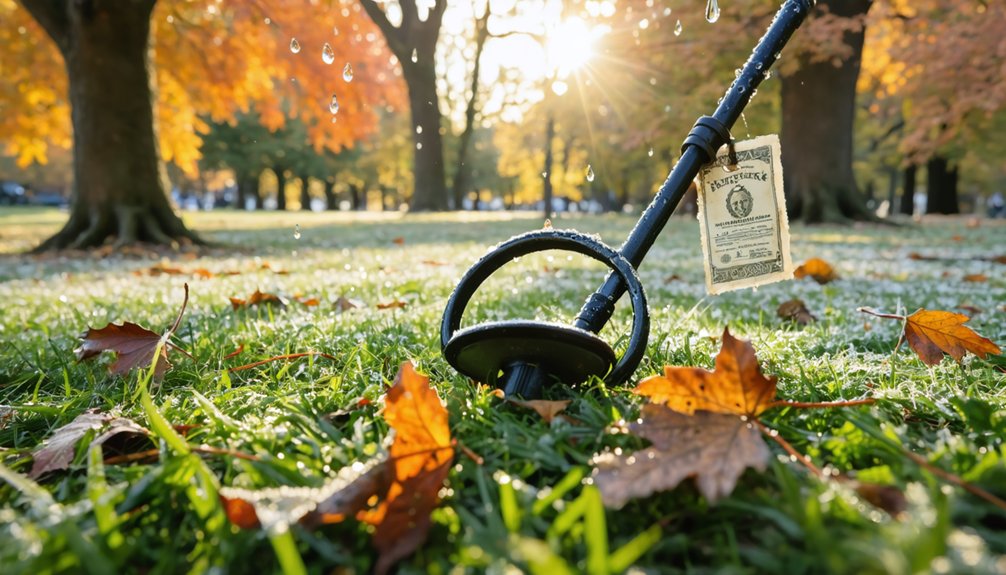 regulations permits parks metal detecting