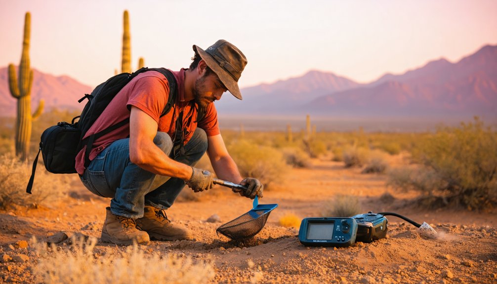 responsible desert metal detecting practices