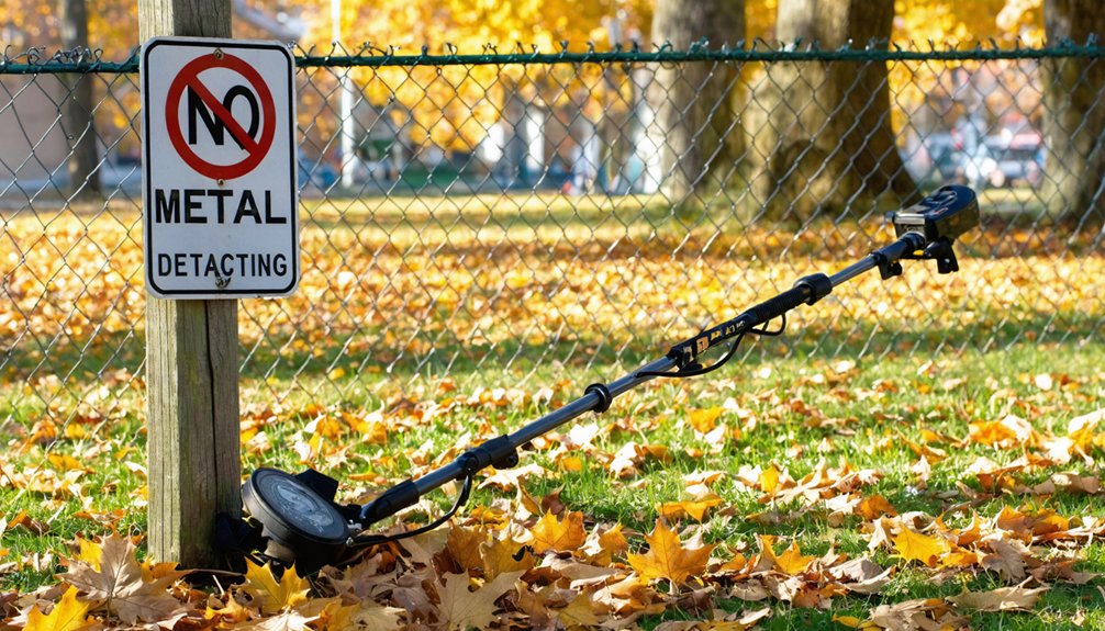 restricted metal detecting areas in ohio