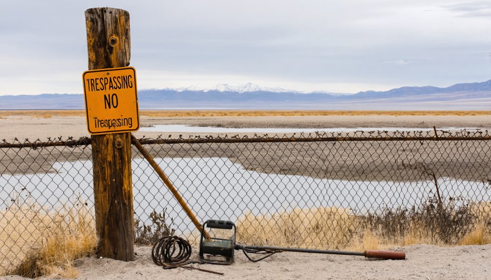 restricted metal detecting areas protected