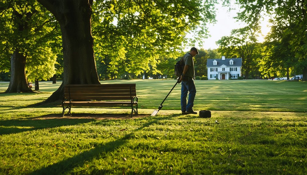restricted metal detecting authorized locations only