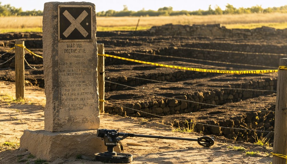 restricted metal detecting historical sites