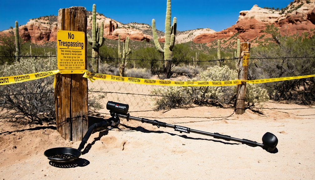 restricted metal detecting in arizona