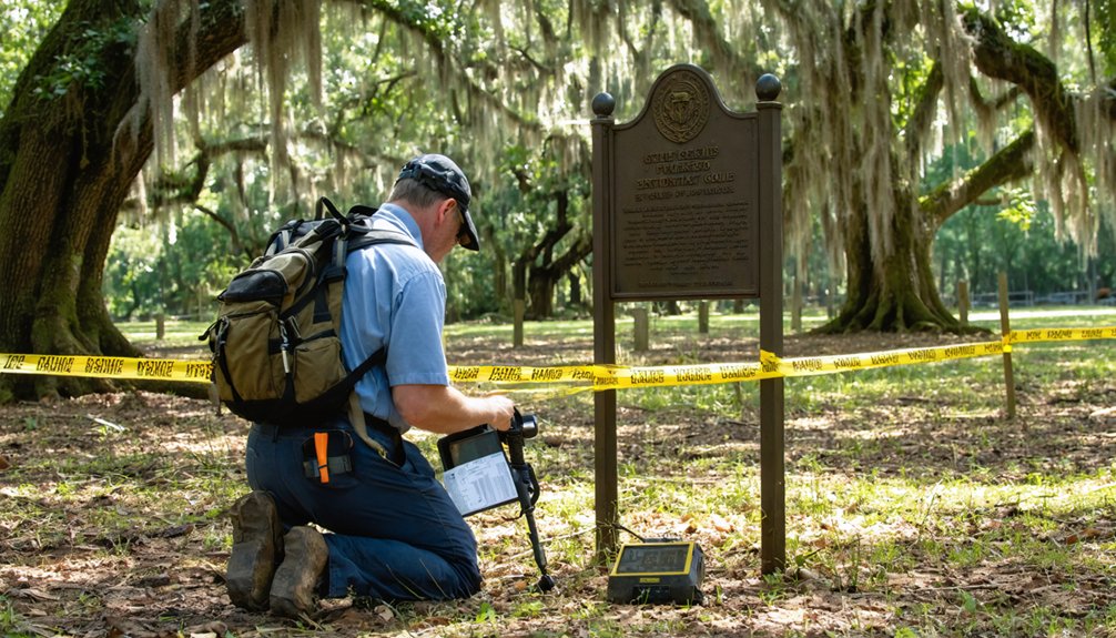 restricted metal detecting in protected sites