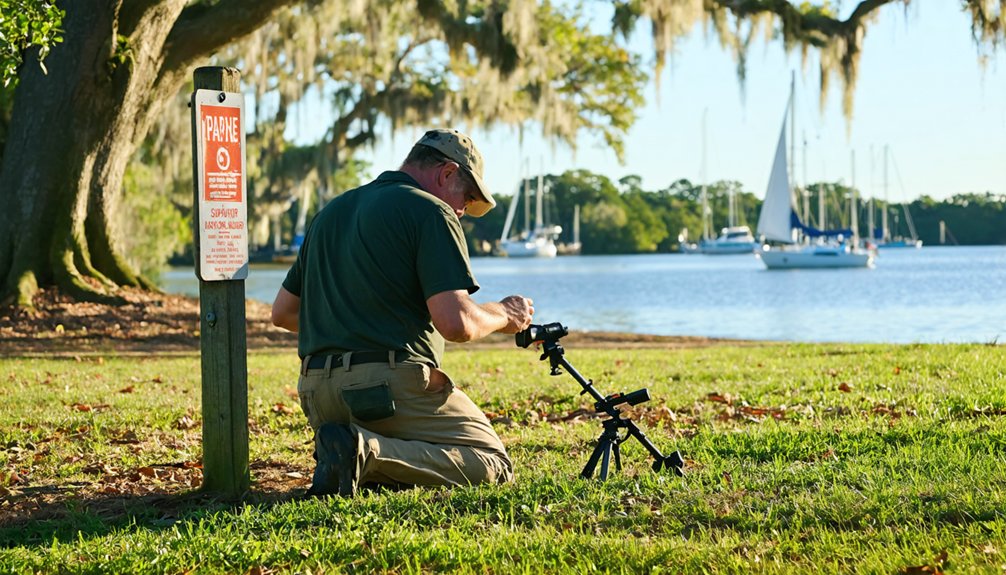 restricted metal detecting in public parks