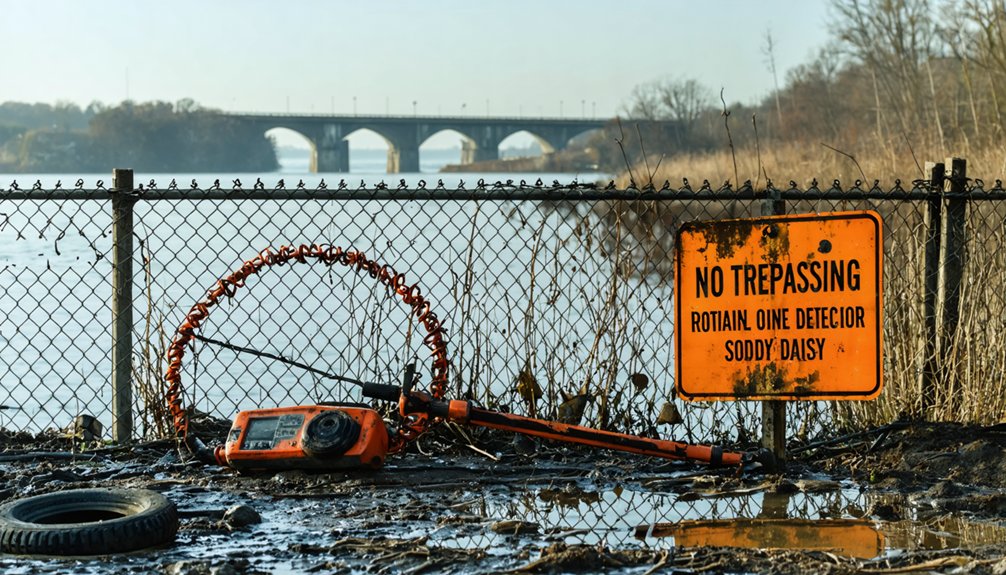 restricted metal detecting legal consequences