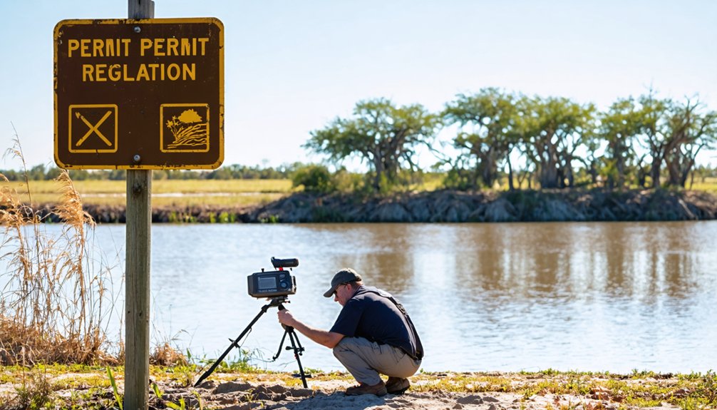 restricted metal detecting near corps lakes