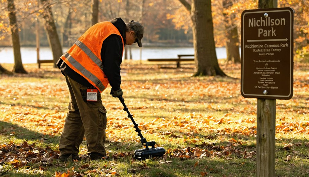 restricted metal detecting on municipal lands