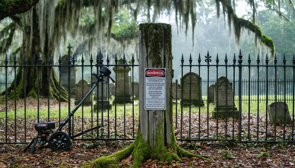 restricted metal detecting regulated locations