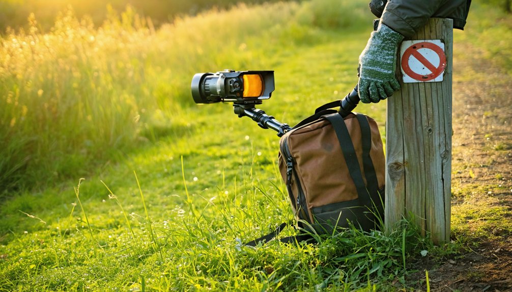 restricted metal detection permits required