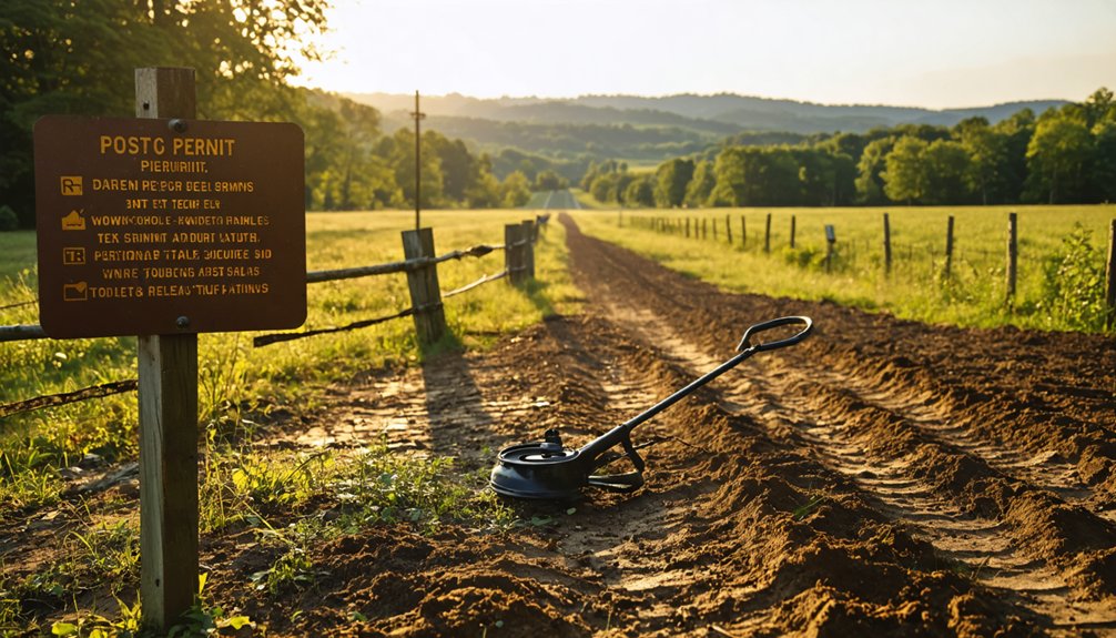 restricted state park metal detecting permits