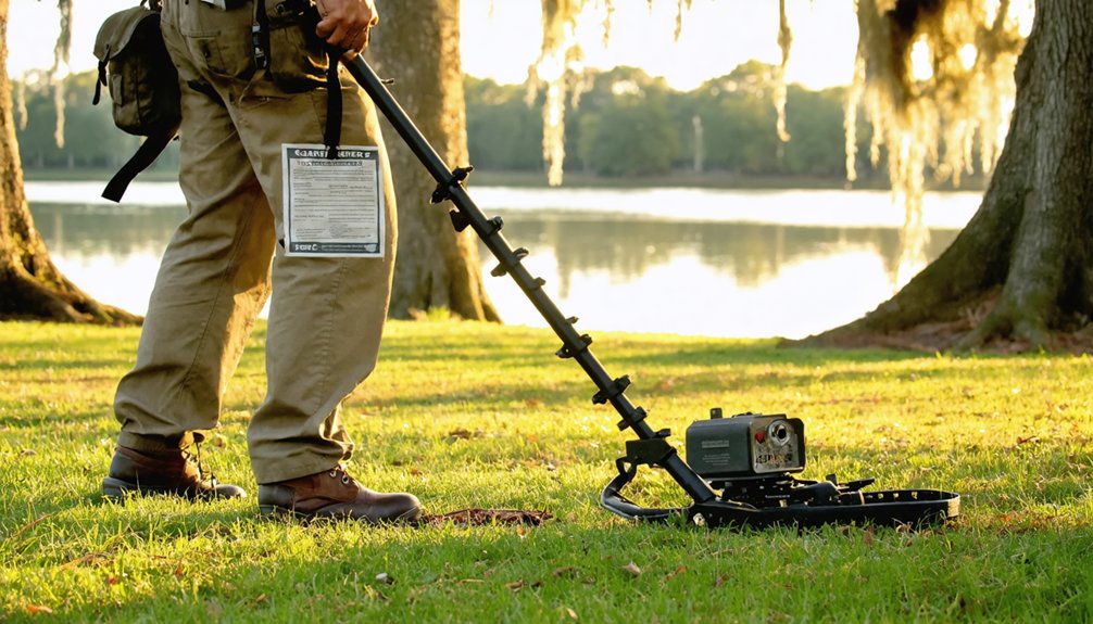 restrictive metal detecting environment in natchez