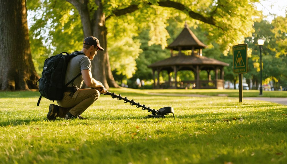 roseville metal detecting regulations and sites