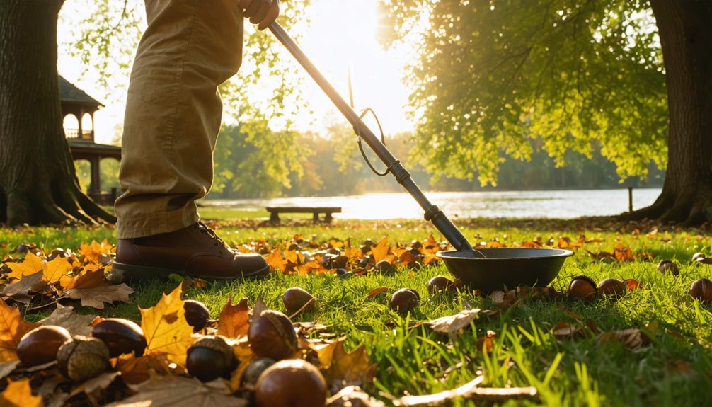 seasonal beach metal detecting allowed