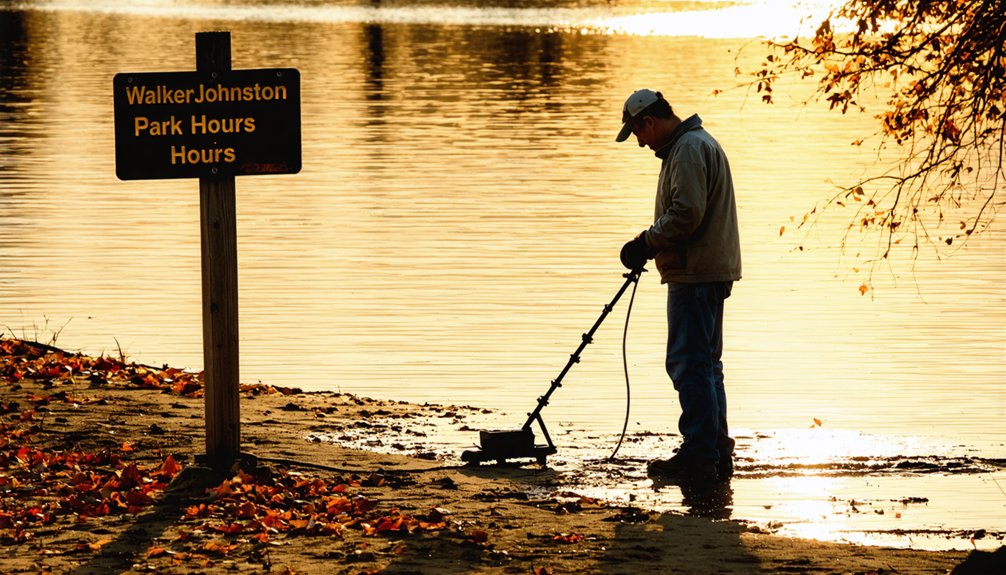 seasonal schedules restrict beach detecting times
