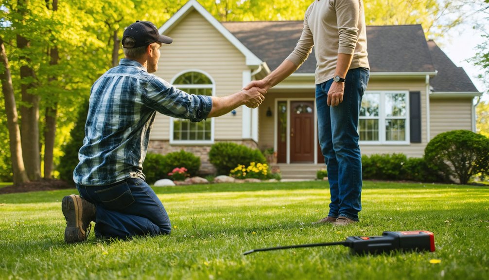 secure landowner permission before detecting