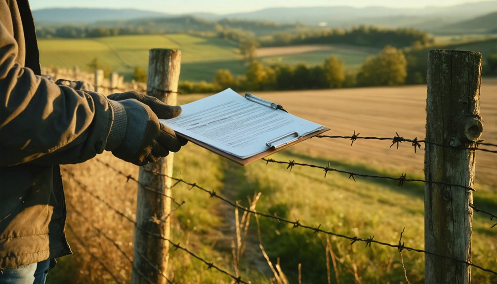 secure written landowner permission agreement