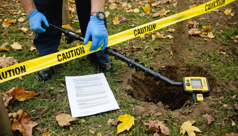 severe consequences for unauthorized excavation