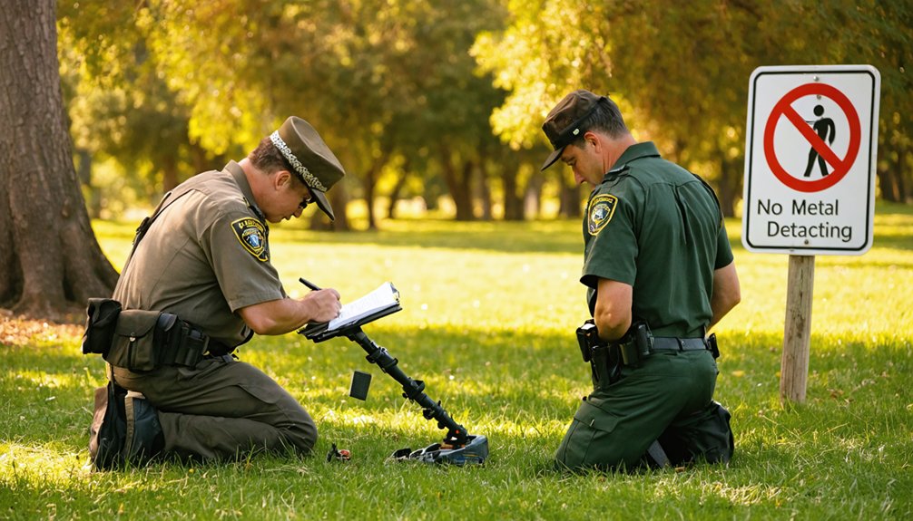severe legal penalties for metal detecting violations