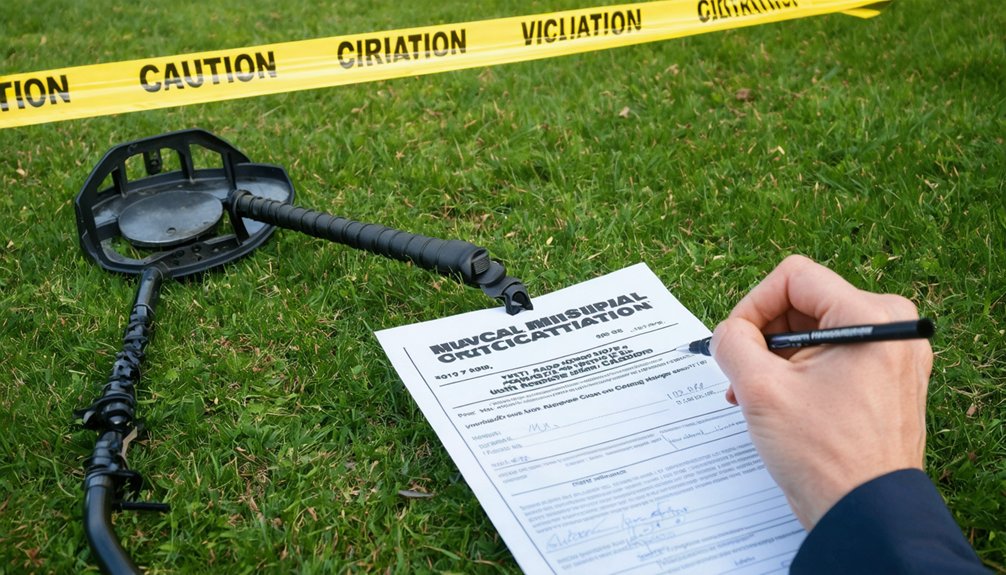 severe penalties for metal detecting violations
