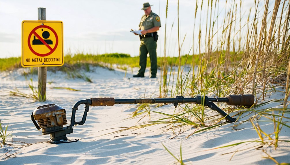 severe penalties for unauthorized detecting