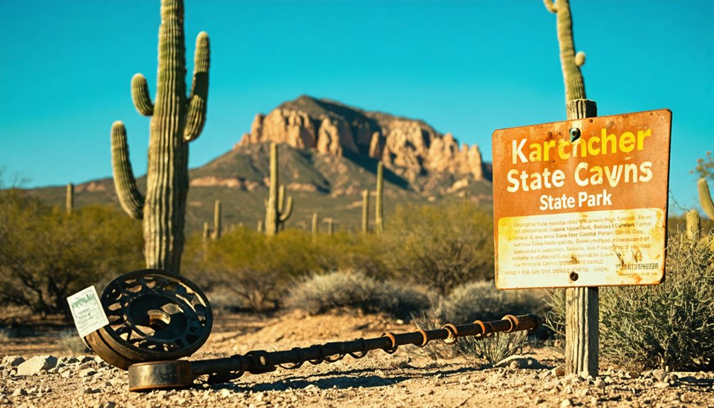 state parks ban metal detecting