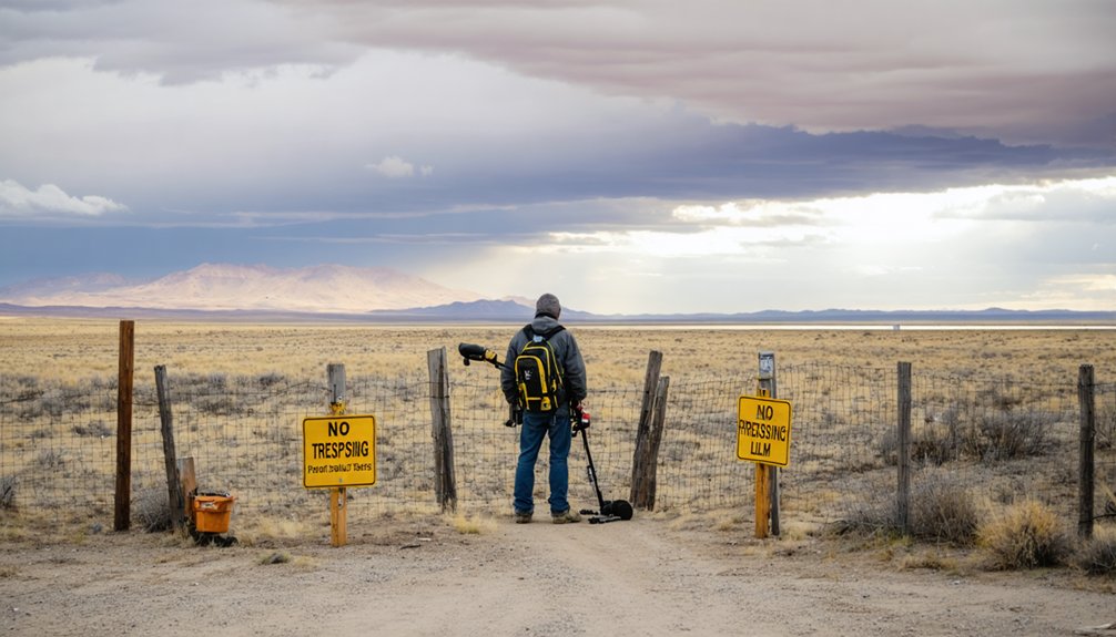 strict limitations on public land metal detecting