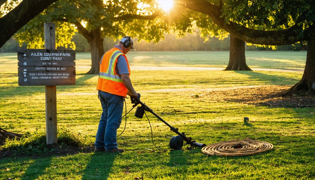 strict metal detecting policies enforced