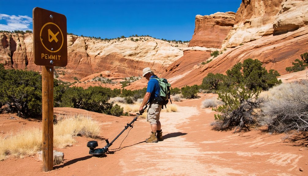 strict metal detecting state park regulations
