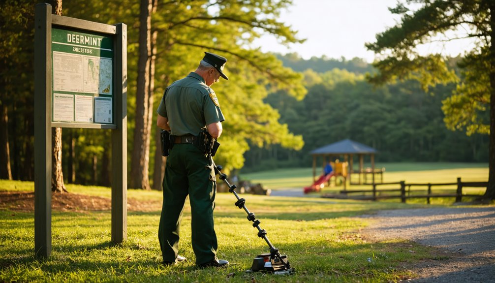 strict metal detector use restrictions